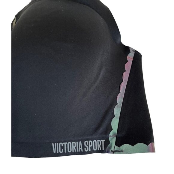 Victoria's Secret Sport Angel Max Scallop Iridescent Support Sports Bra Sz 32DD - Picture 4 of 7